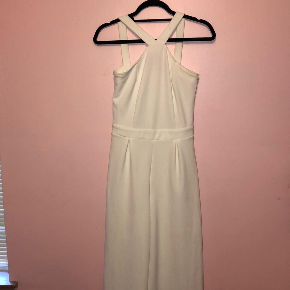 New York & Company Wide-Leg Culotte Jumpsuit
